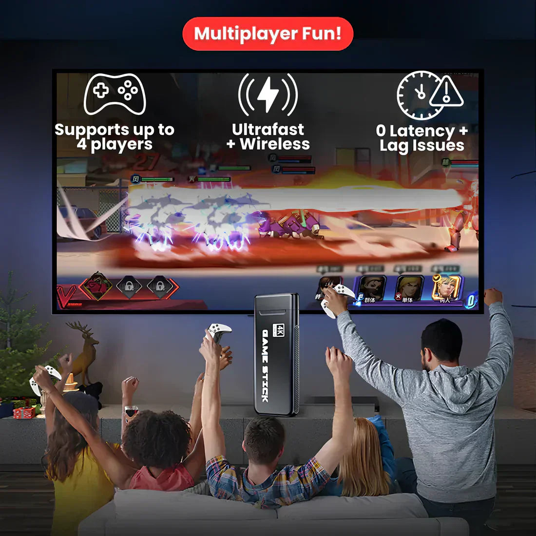 RETROPRO™️ GAMING CONSOLE (2 Free Controllers Included)